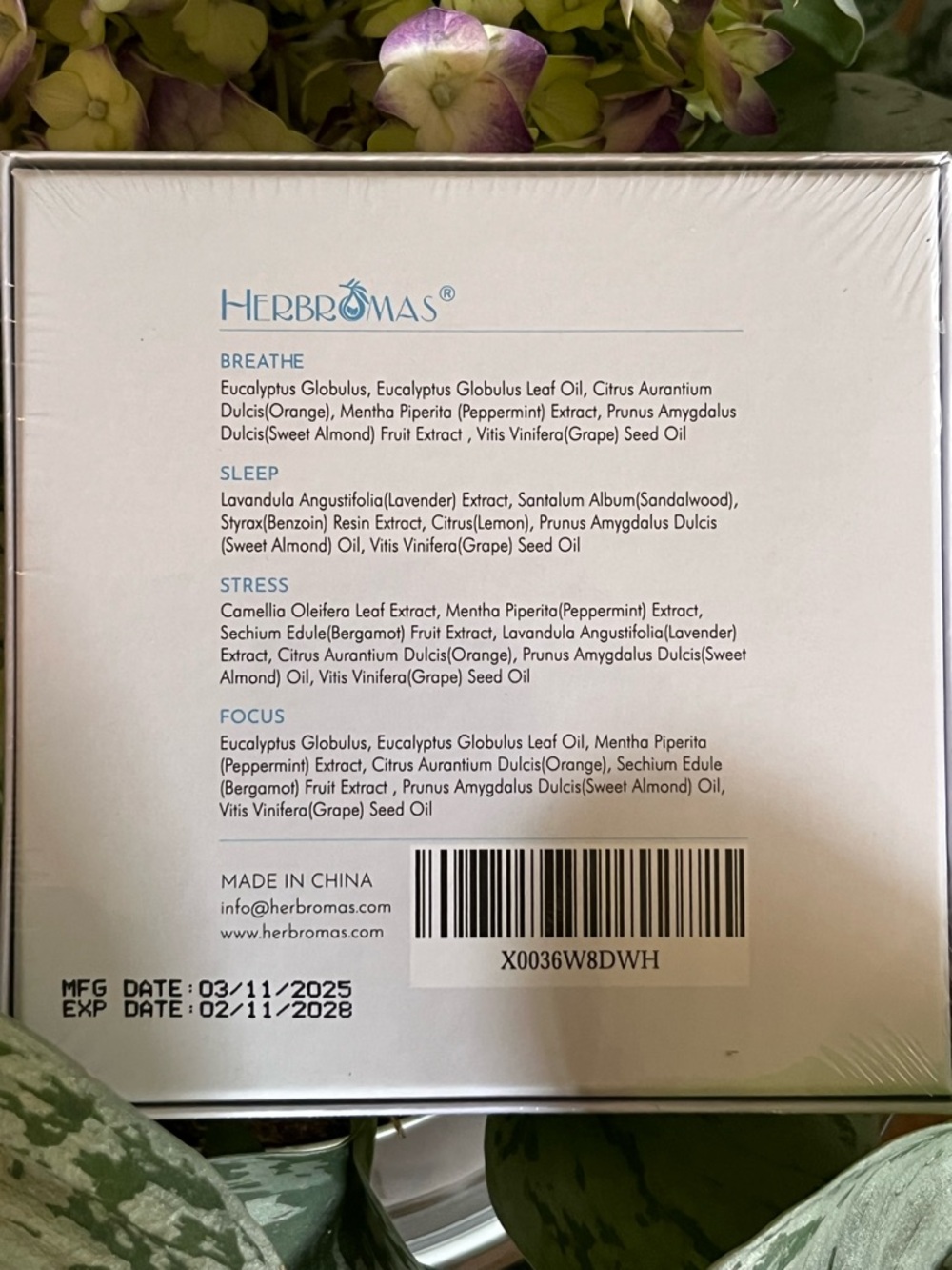 HERBROMAS Aromatherapy Essential Oil Roll-On Set (4pc) – New Sealed - Picture 6 of 7